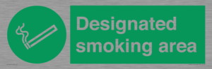 Designated smoking area
